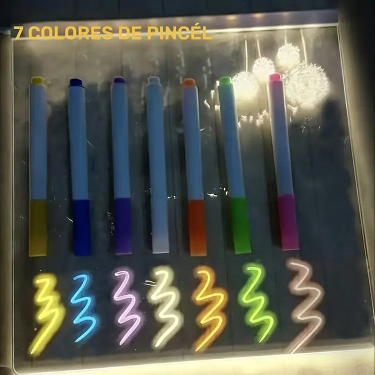 Tablero Lámpara Acrílica DIY de Mensajes Luminosos – MiniKids®