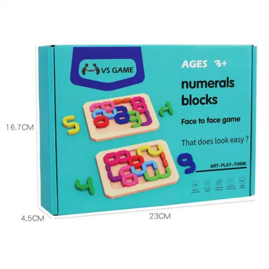 Lasoba Numberblocks, 30 Piezas Montessor