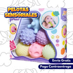 Pelotas Sensoriales Para Bebes Pack X6