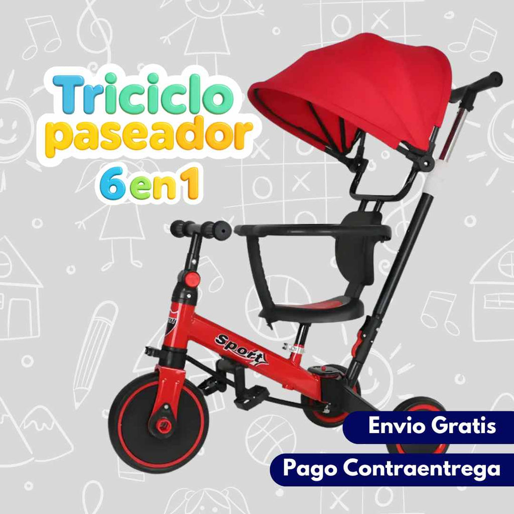 Triciclo Para bebe  6 En 1
