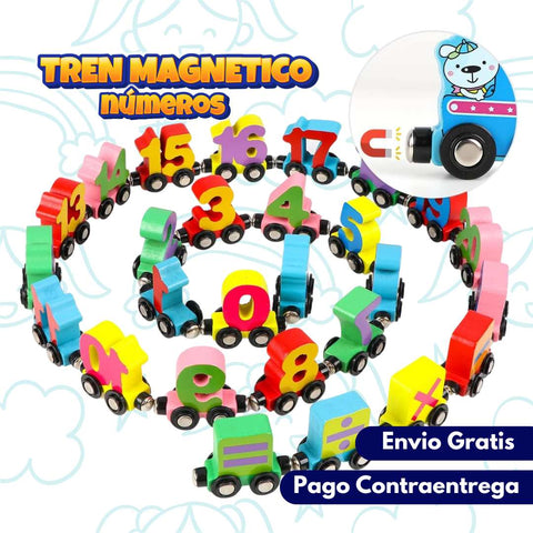 Tren Magnético de Números - ENVIO GRATIS