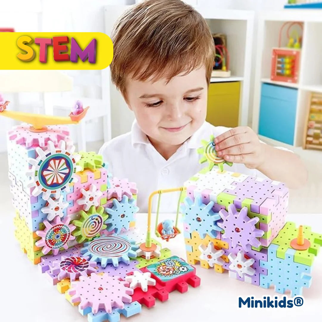 Set de Construcción Eléctrico con Engranajes 81 PCS