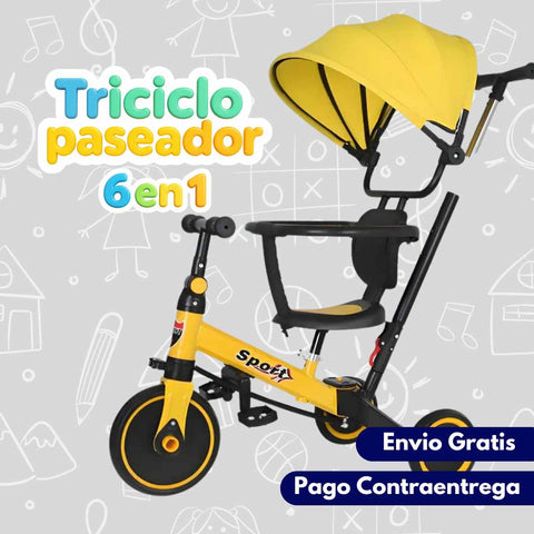 Triciclo Para bebe  6 En 1