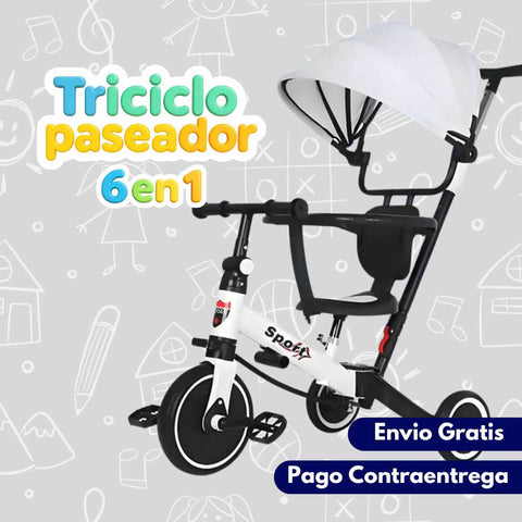 Triciclo Para bebe  6 En 1
