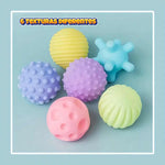 Pelotas Sensoriales Para Bebes Pack X6
