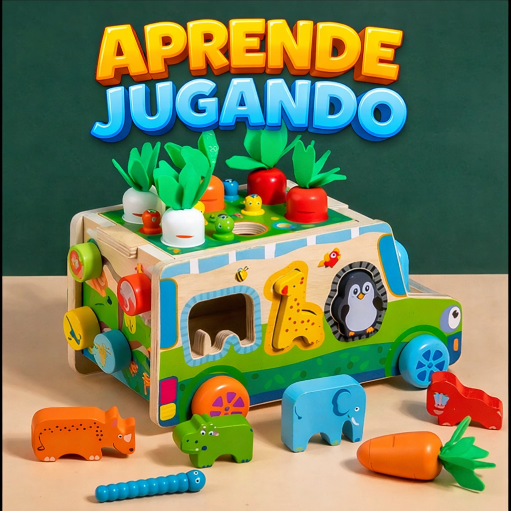 Carrito Montessori Granja 6 EN 1