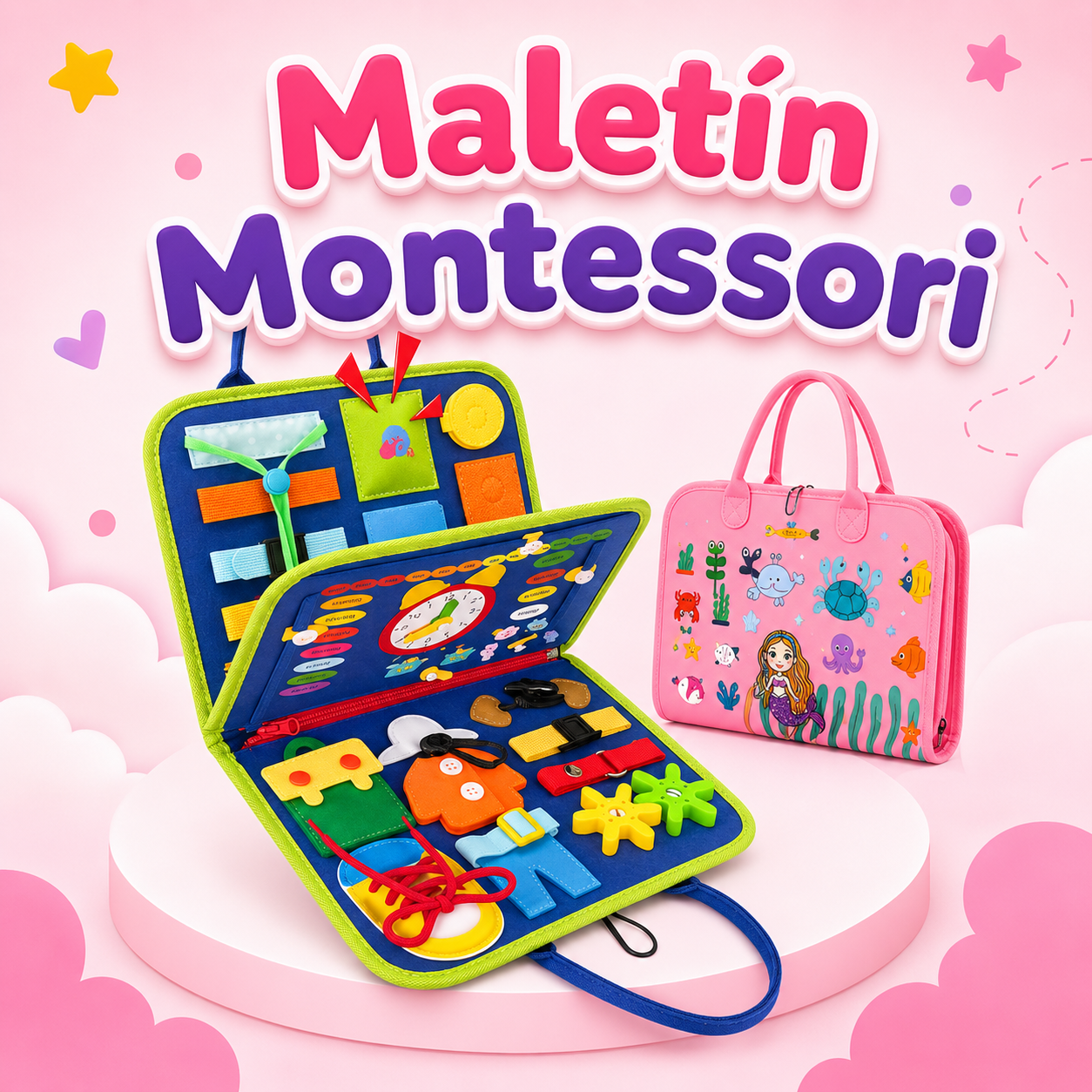 Maleta  Educativa  Montessori -ENVIO GRATIS