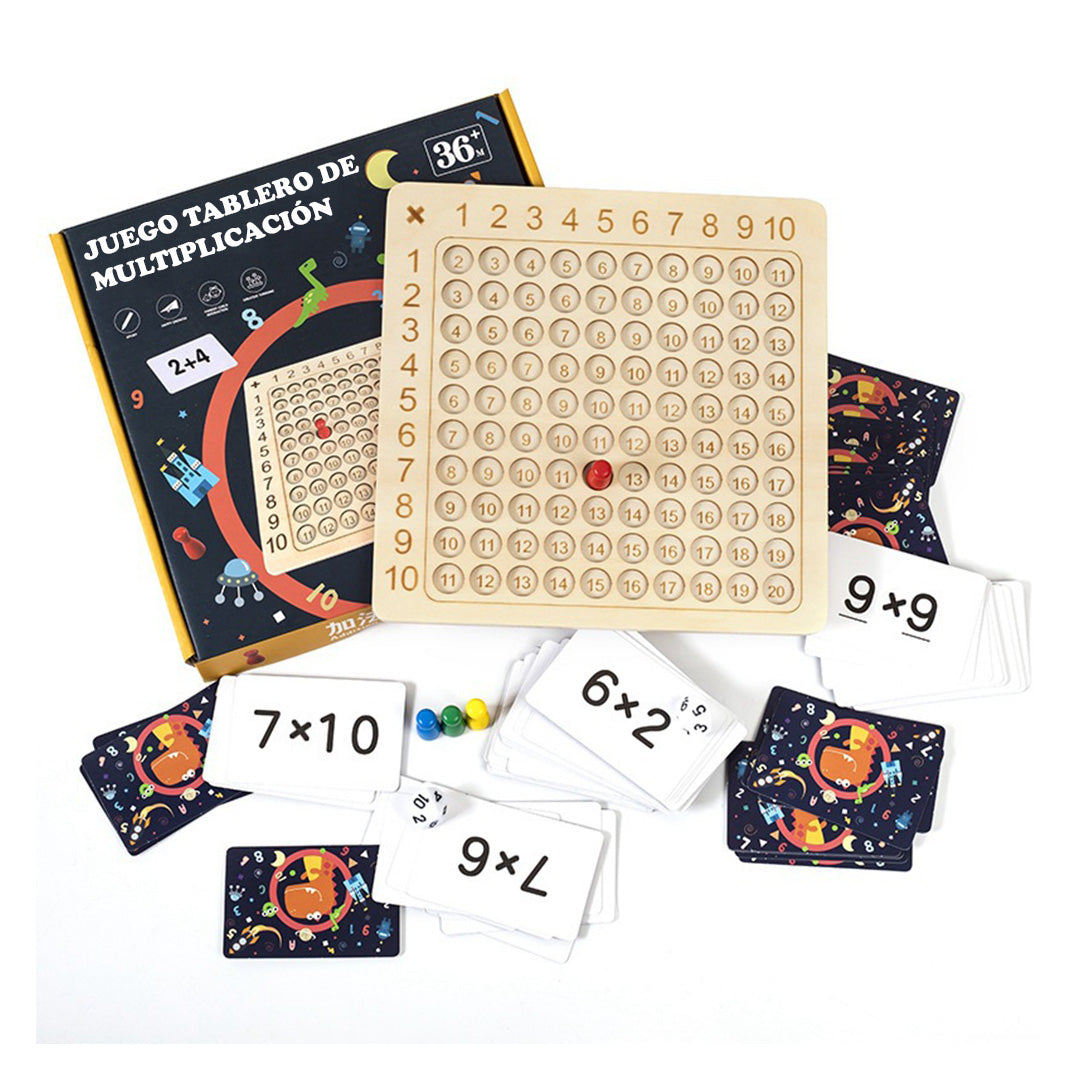 Juego Didáctico Matemático TABLAS MULTIPLICAR