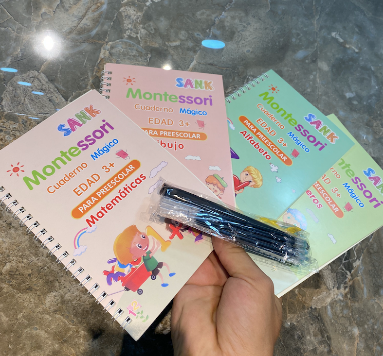 Libro de caligrafia Montessori – MINIKIDS