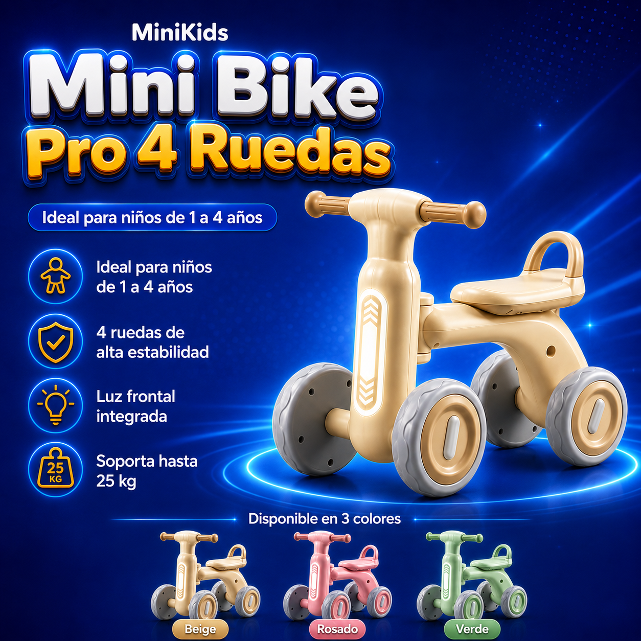 Mini Bike Pro 4 RUEDAS