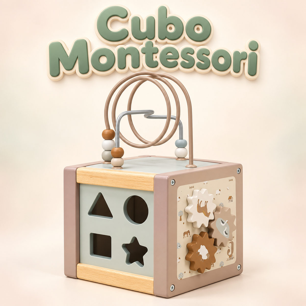CUBO MONTESSORI COLORES PASTEL