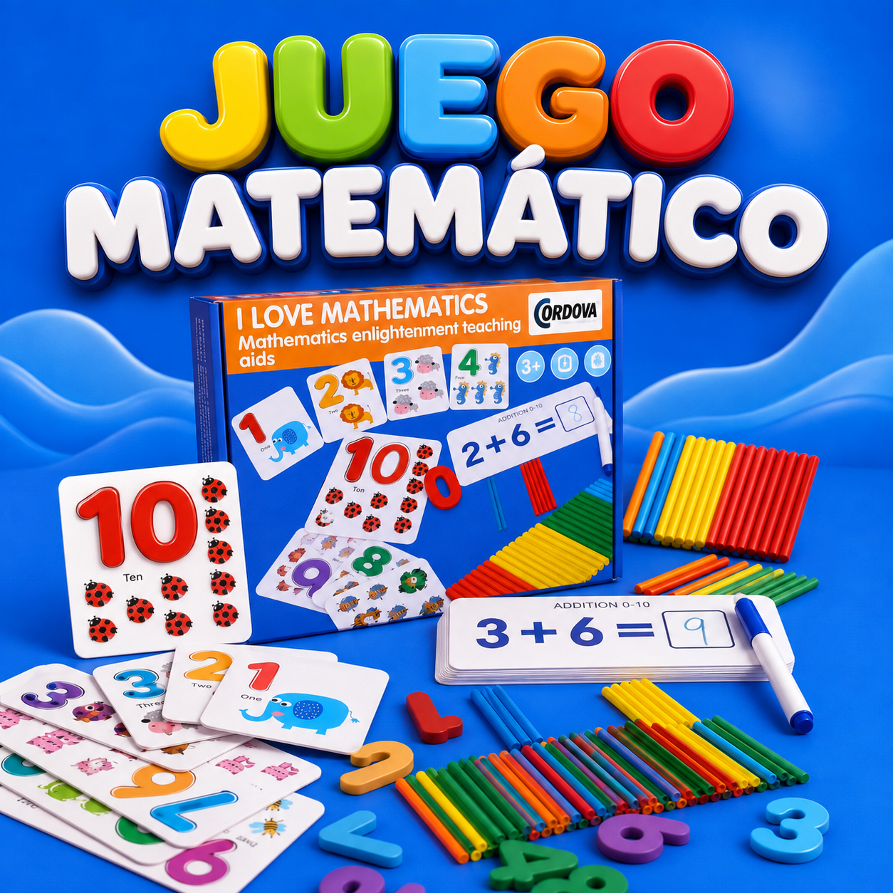 Juego Matematicas I love -ENVIO GRATIS