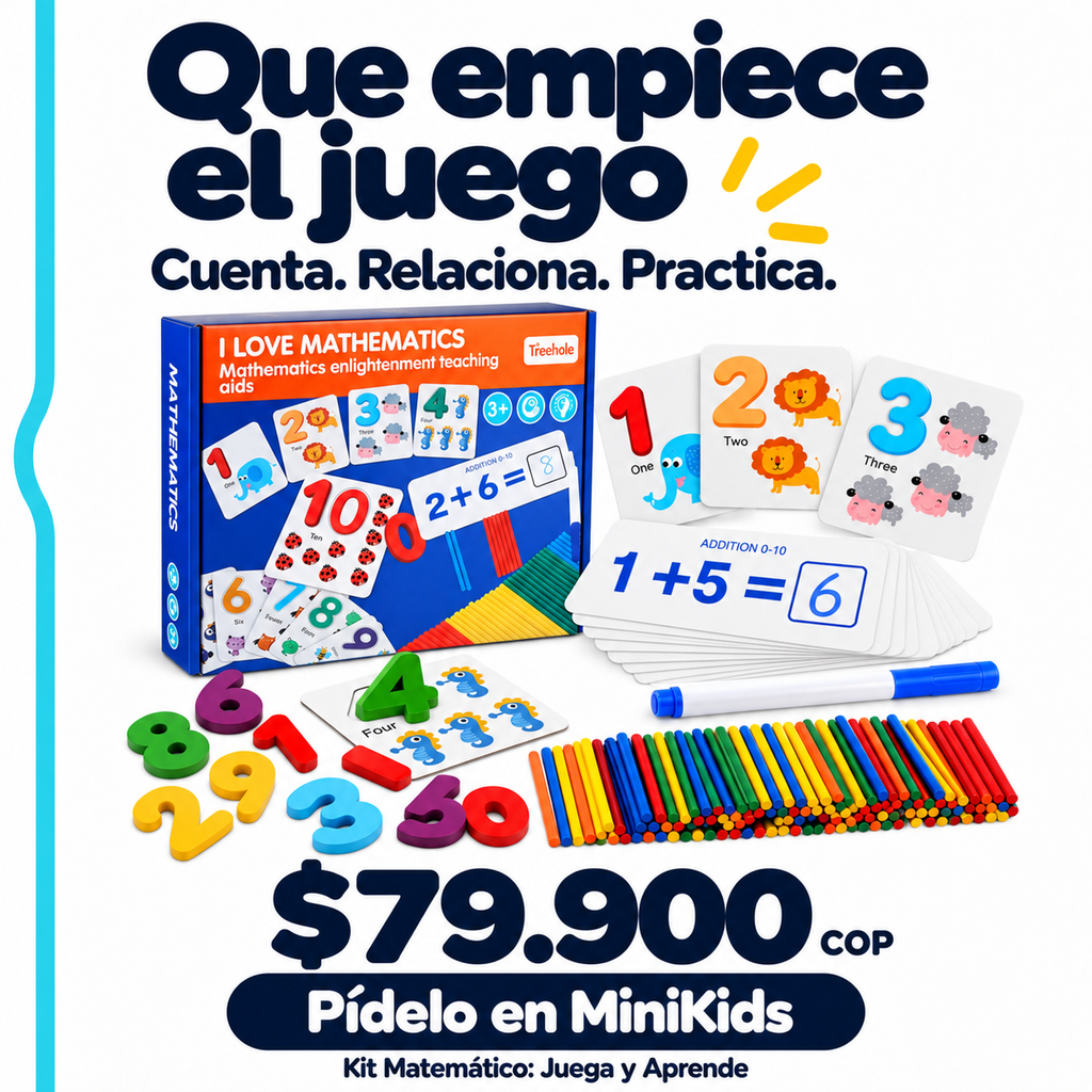 Kit Matemático Juega y Aprende MiniKids por $79.900 COP